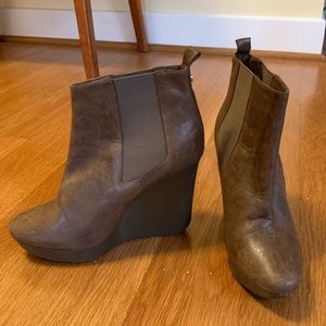 Jimmy Choo wedge ankle booties